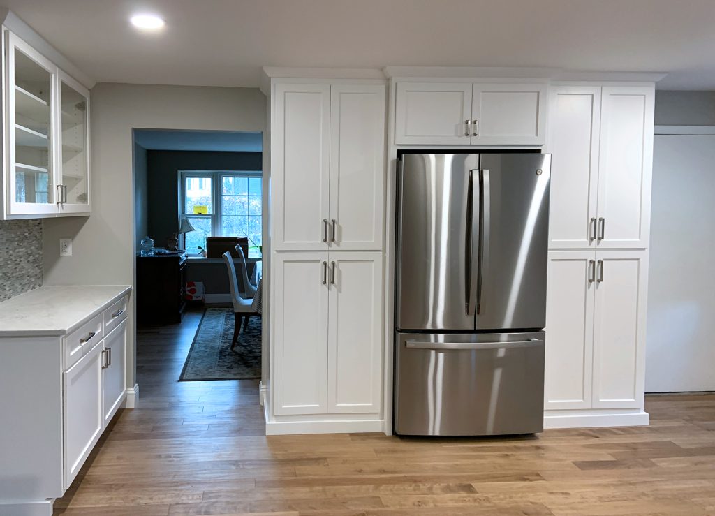 White Face Frame Overlay Cabinetry